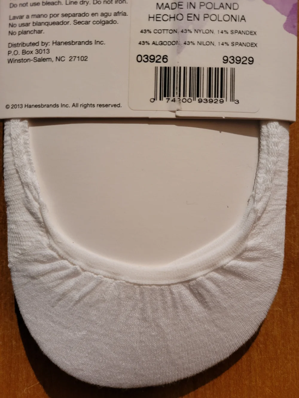6 Pairs Leggs White Cushioned No-Show Foot Covers Womens Size 5-9 NWT